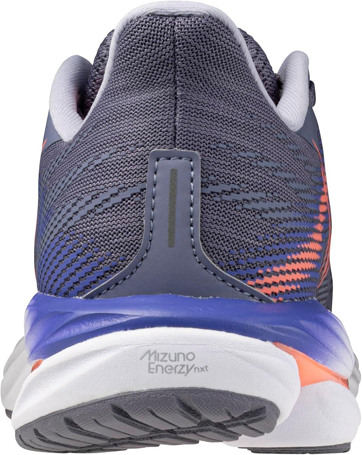 image:imageMizuno Womens Womens Wave Inspire 21 Running ShoeBlue Granitestriking Coral
