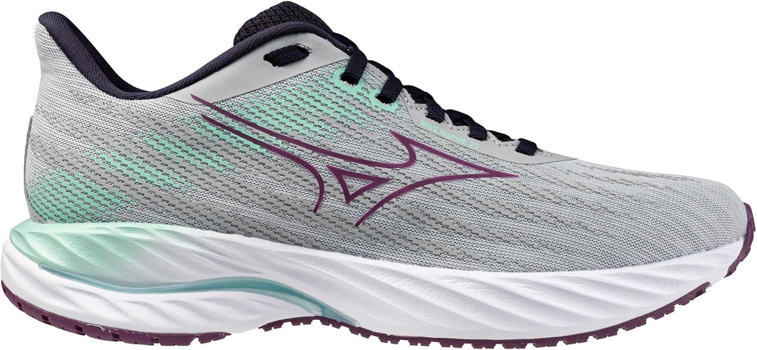 image:imageMizuno Womens Womens Wave Inspire 21 Running ShoePearl Bluedark Purple
