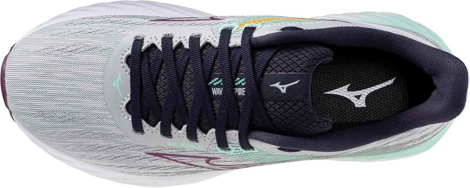 image:imageMizuno Womens Womens Wave Inspire 21 Running ShoePearl Bluedark Purple