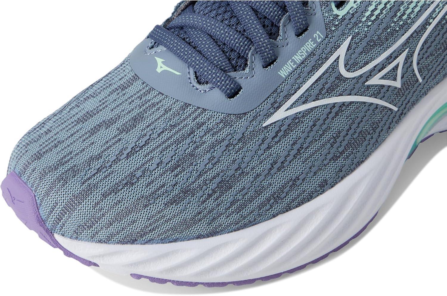 image:imageMizuno Womens Womens Wave Inspire 21 Running ShoeTradewindswhite