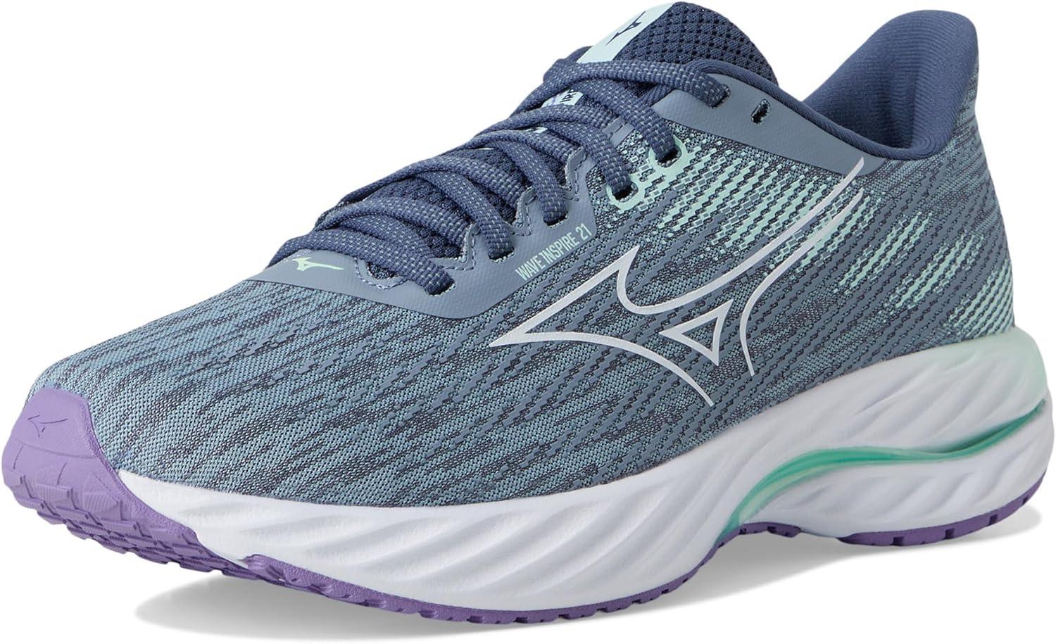 image:imageMizuno Womens Womens Wave Inspire 21 Running ShoeTradewindswhite
