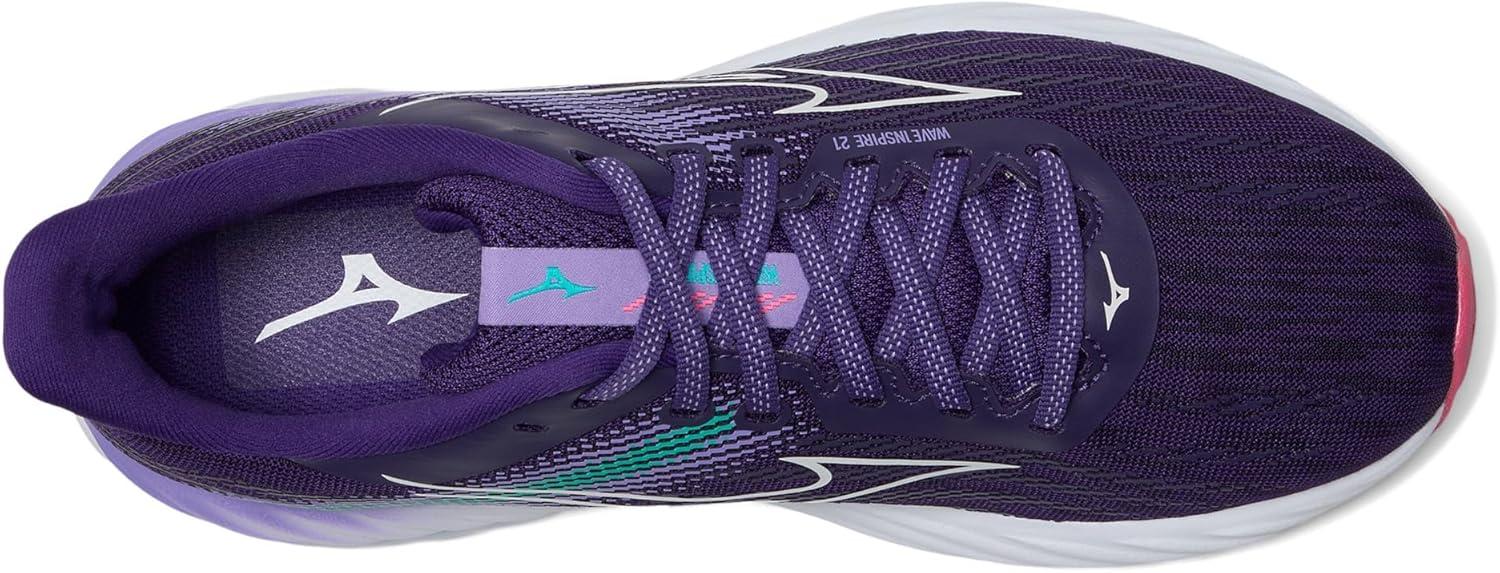 image:imageMizuno Womens Womens Wave Inspire 21 Running ShoeVintage Indigowhite