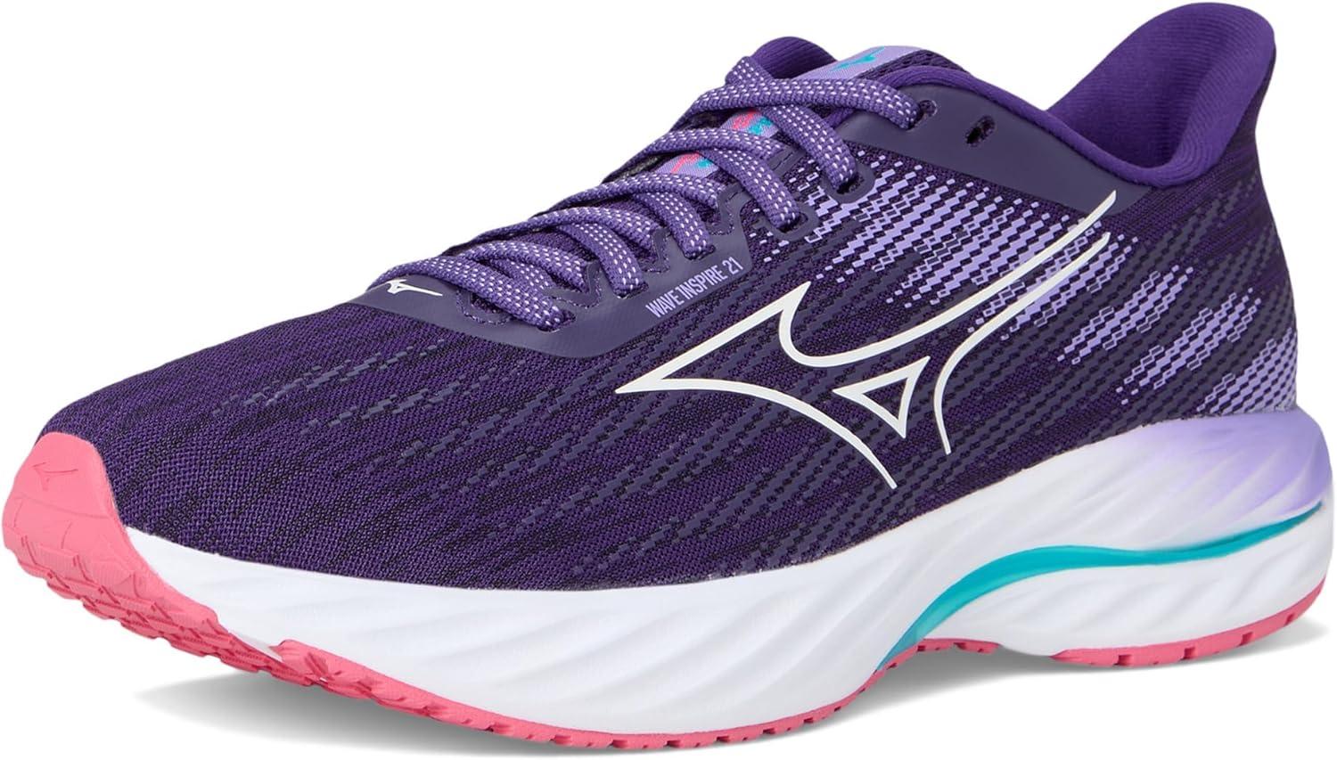 image:imageMizuno Womens Womens Wave Inspire 21 Running ShoeVintage Indigowhite