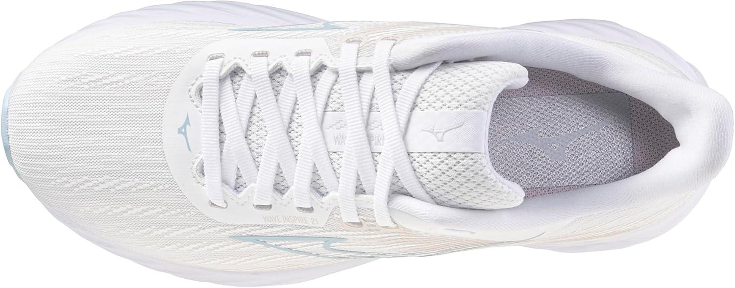 image:imageMizuno Womens Womens Wave Inspire 21 Running ShoeWhitenantucket Breeze