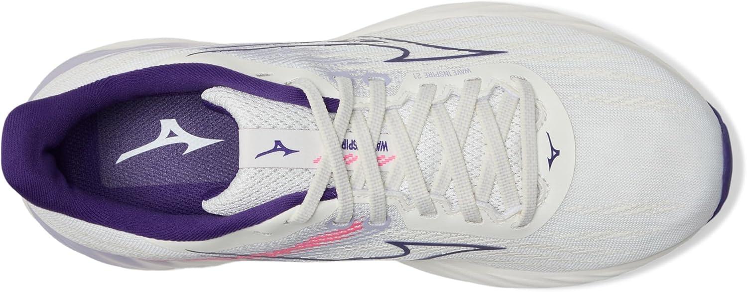 image:imageMizuno Womens Womens Wave Inspire 21 Running ShoeWhitevintage Indigo