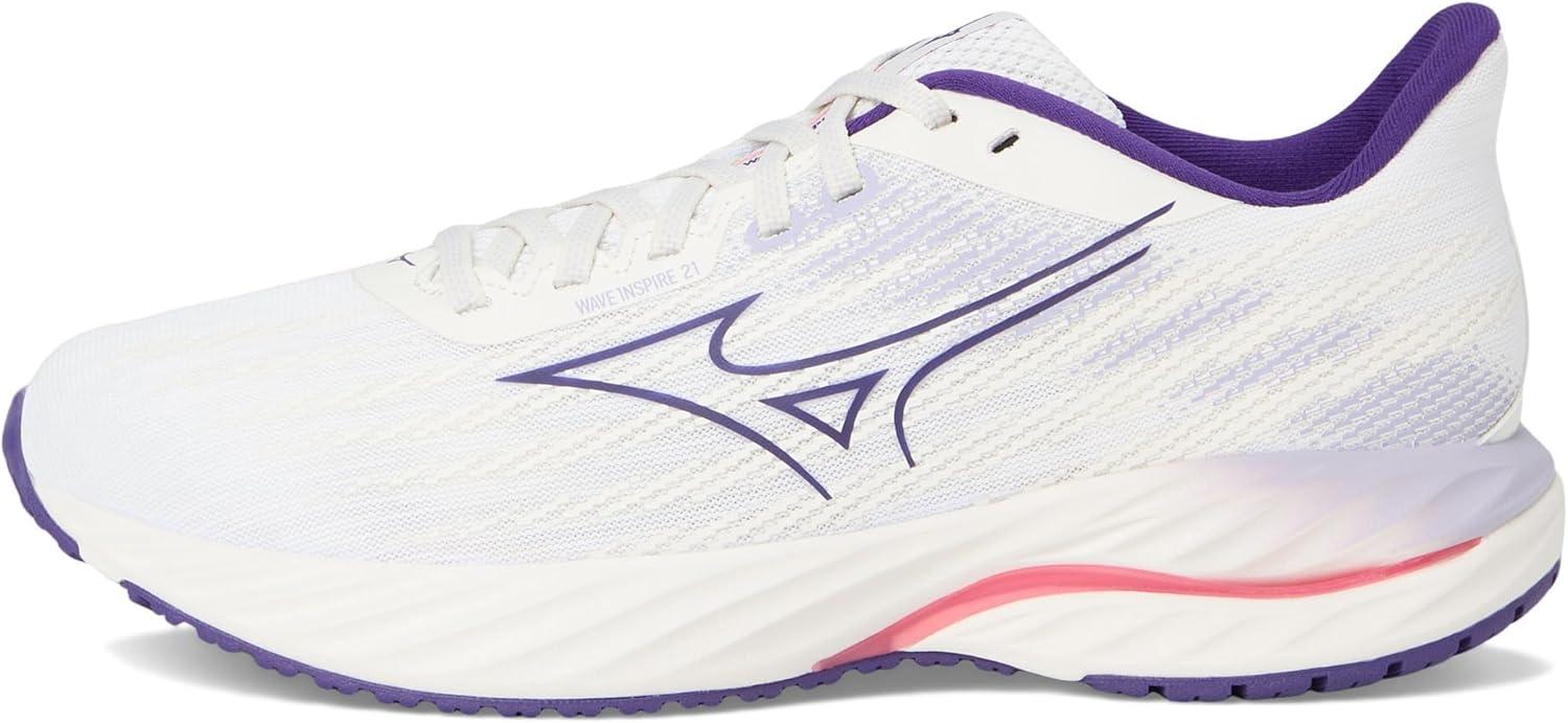 image:imageMizuno Womens Womens Wave Inspire 21 Running ShoeWhitevintage Indigo