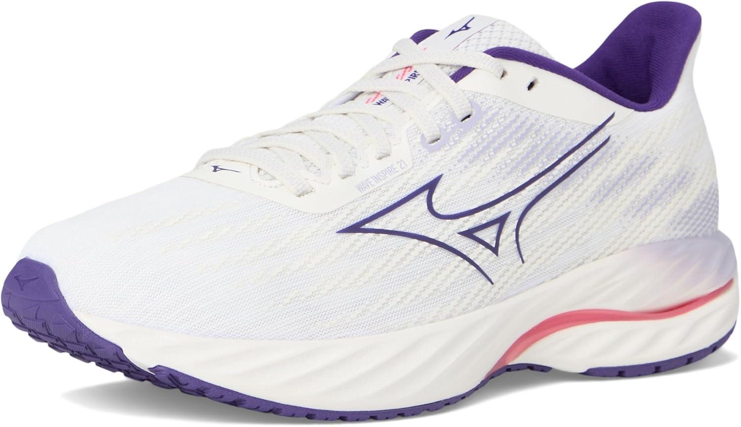 image:imageMizuno Womens Womens Wave Inspire 21 Running ShoeWhitevintage Indigo