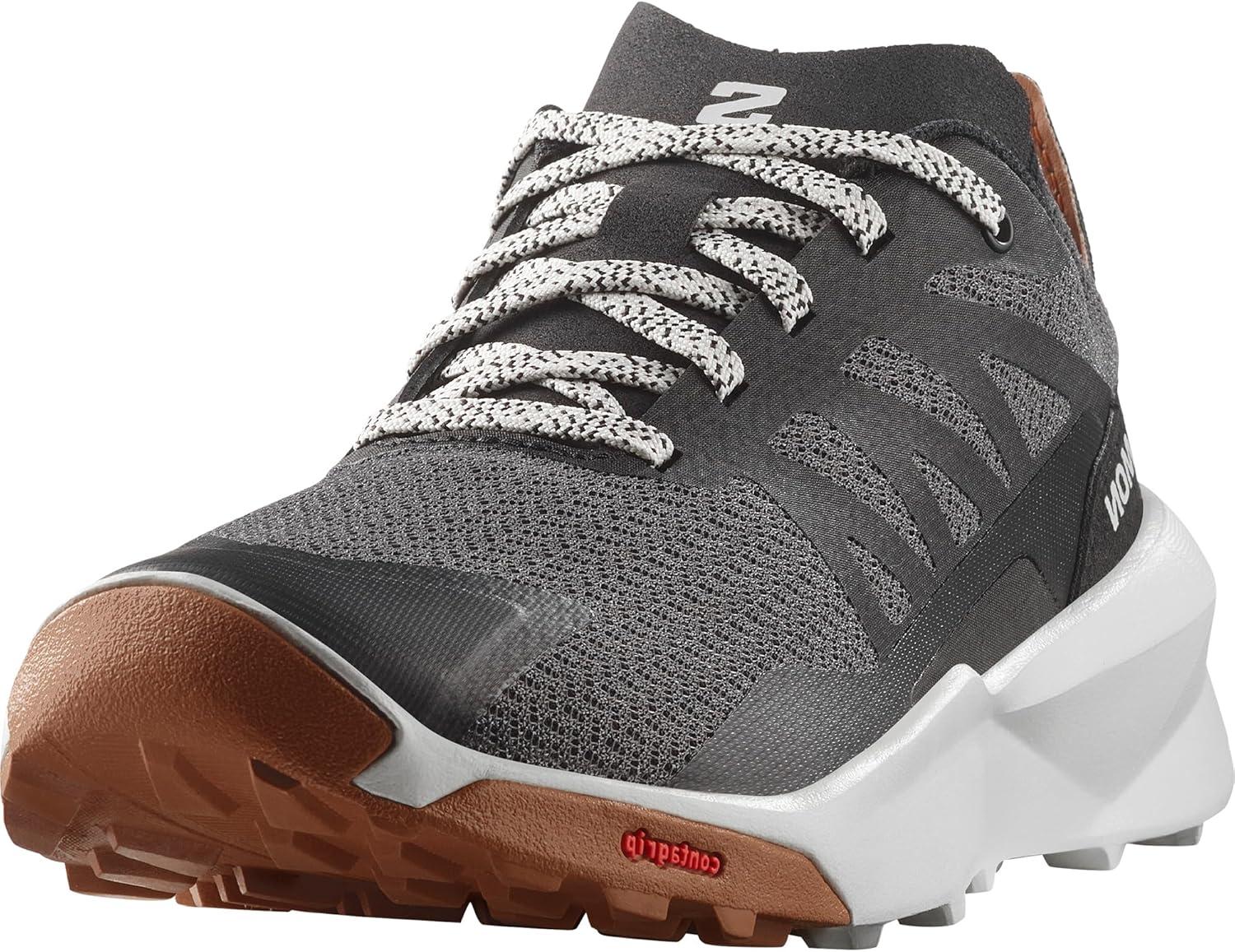 image:imageSalomon Kids Patrol Hiking Shoes for Boys amp GirlsAsphaltRainy DayPecan Brown