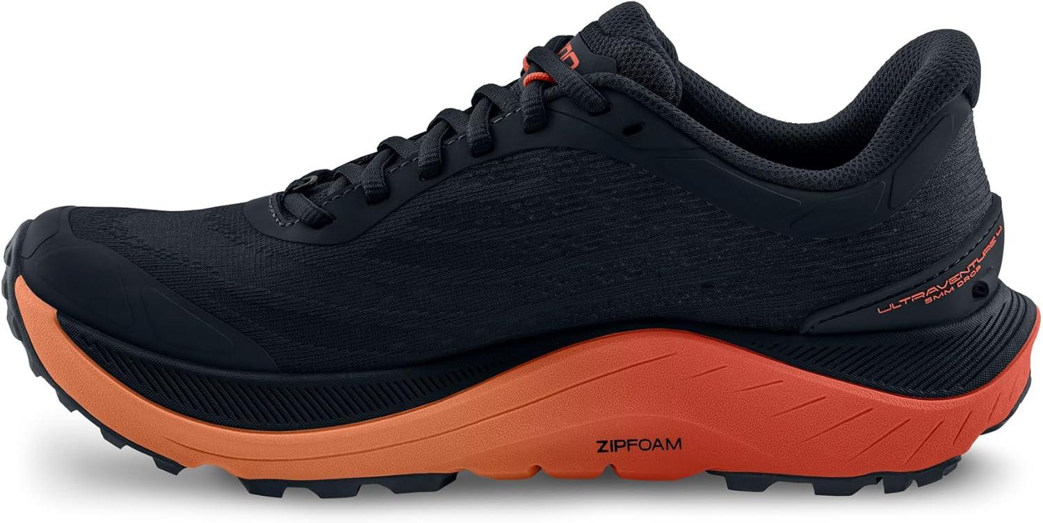 image:imageTopo Athletic Mens Ultraventure 4 Comfortable Cushioned Durable 5MM Drop Trail Running Shoes Athletic Shoes for Trail RunningBlackRed