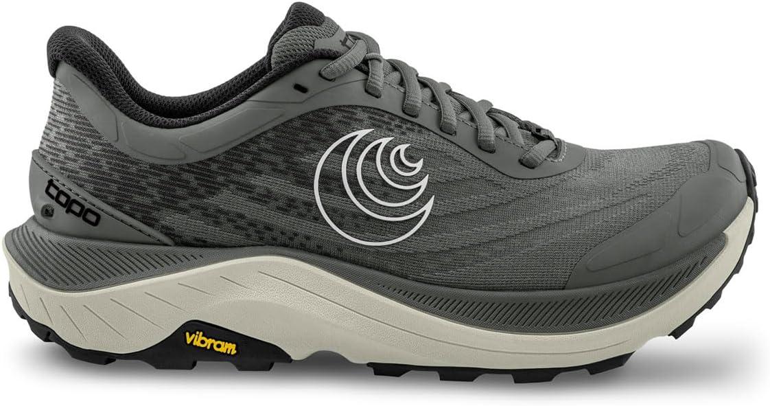 image:imageTopo Athletic Mens Ultraventure 4 Comfortable Cushioned Durable 5MM Drop Trail Running Shoes Athletic Shoes for Trail RunningGreyGrey