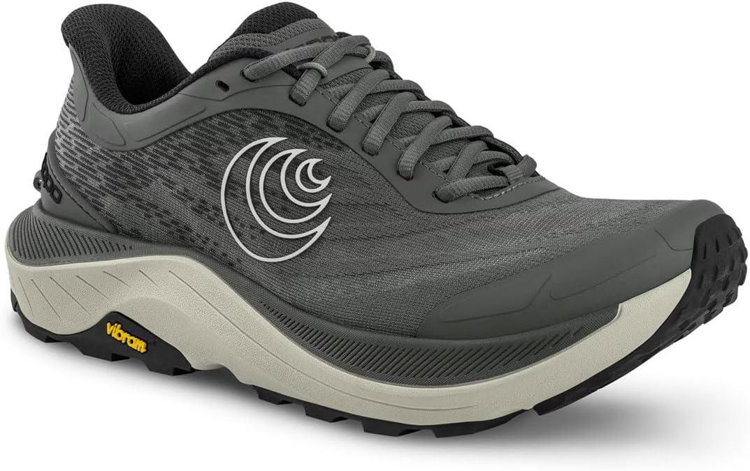 image:imageTopo Athletic Mens Ultraventure 4 Comfortable Cushioned Durable 5MM Drop Trail Running Shoes Athletic Shoes for Trail RunningGreyGrey