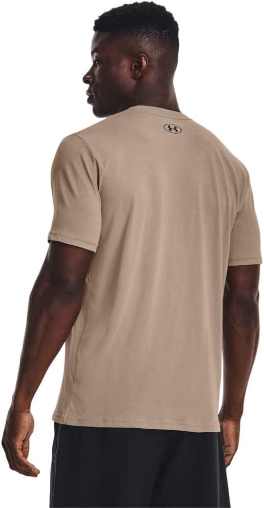 image:imageUnder Armour Mens Sportstyle Left Chest ShortSleeve TShirt236 Sahara Black Black