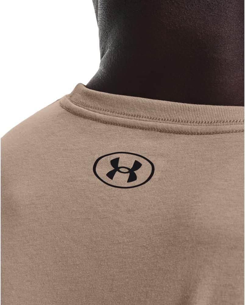 image:imageUnder Armour Mens Sportstyle Left Chest ShortSleeve TShirt236 Sahara Black Black