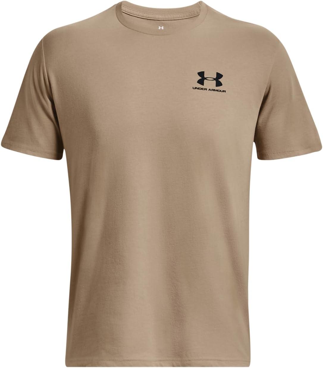 image:imageUnder Armour Mens Sportstyle Left Chest ShortSleeve TShirt237 Sahara Black