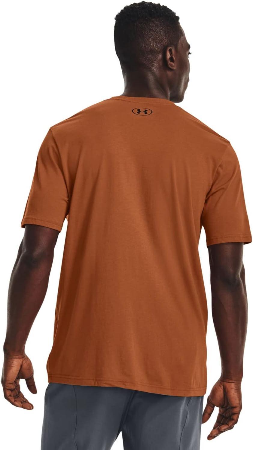 image:imageUnder Armour Mens Sportstyle Left Chest ShortSleeve TShirt291 Copper Penny Black
