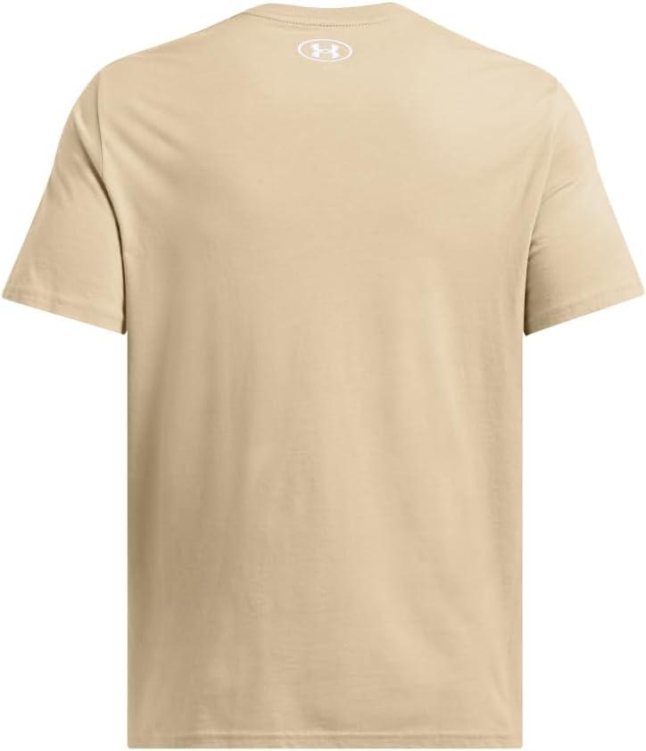 image:imageUnder Armour Mens Sportstyle Left Chest ShortSleeve TShirt300 City Khaki White