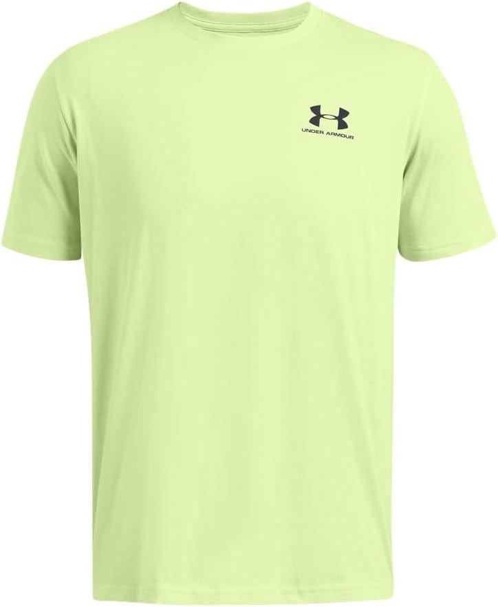 image:imageUnder Armour Mens Sportstyle Left Chest ShortSleeve TShirt304 Morph Green Black