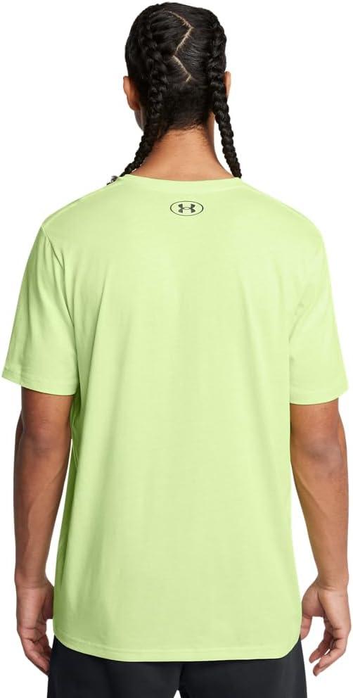 image:imageUnder Armour Mens Sportstyle Left Chest ShortSleeve TShirt304 Morph Green Black