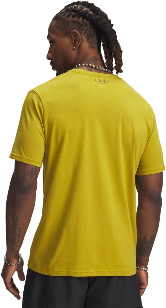 image:imageUnder Armour Mens Sportstyle Left Chest ShortSleeve TShirt314 Green Legacy Canteen Green