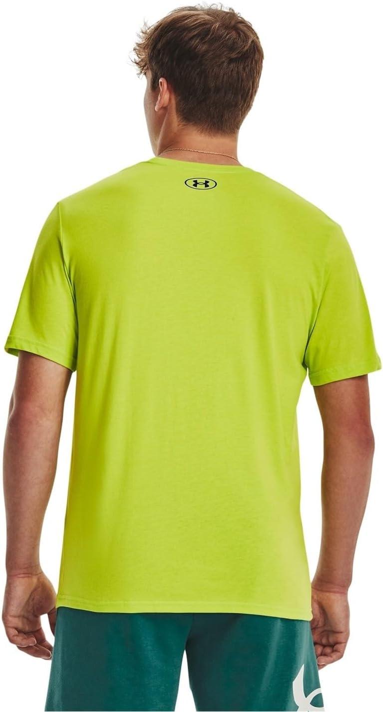 image:imageUnder Armour Mens Sportstyle Left Chest ShortSleeve TShirt324 Velocity Black Black