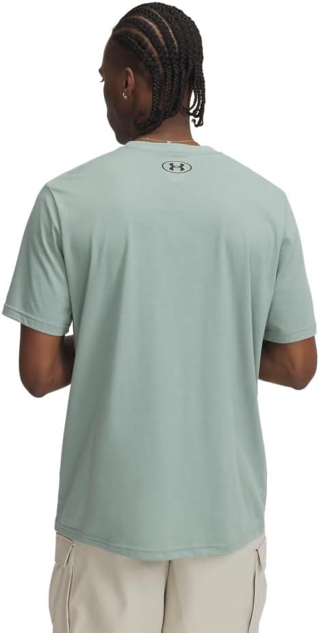 image:imageUnder Armour Mens Sportstyle Left Chest ShortSleeve TShirt348 Silica Green Black