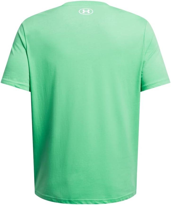 image:imageUnder Armour Mens Sportstyle Left Chest ShortSleeve TShirt381 Court Green White