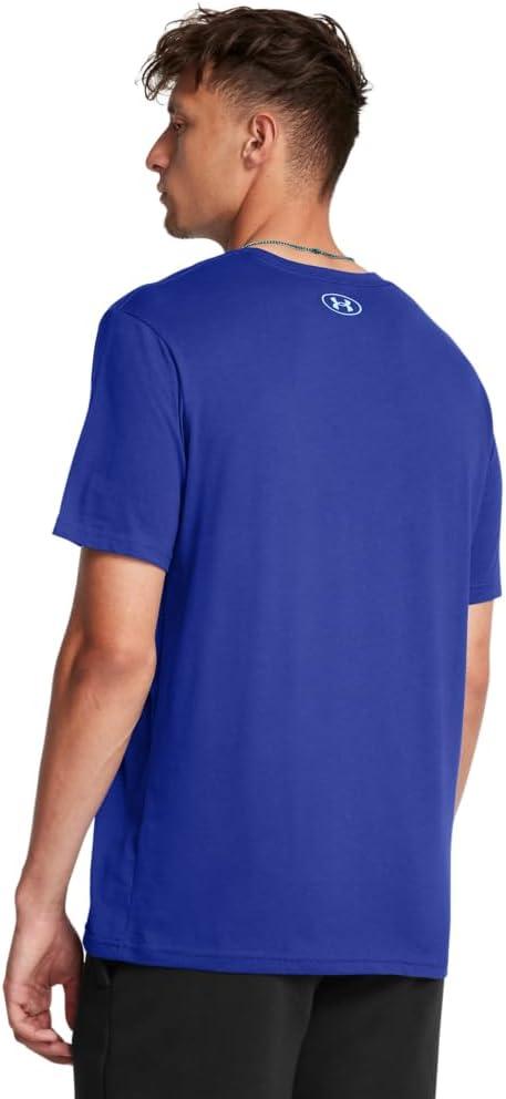 image:imageUnder Armour Mens Sportstyle Left Chest ShortSleeve TShirt406 Royal Sky Blue