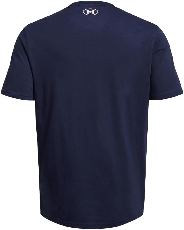 image:imageUnder Armour Mens Sportstyle Left Chest ShortSleeve TShirt410 Midnight Navy White
