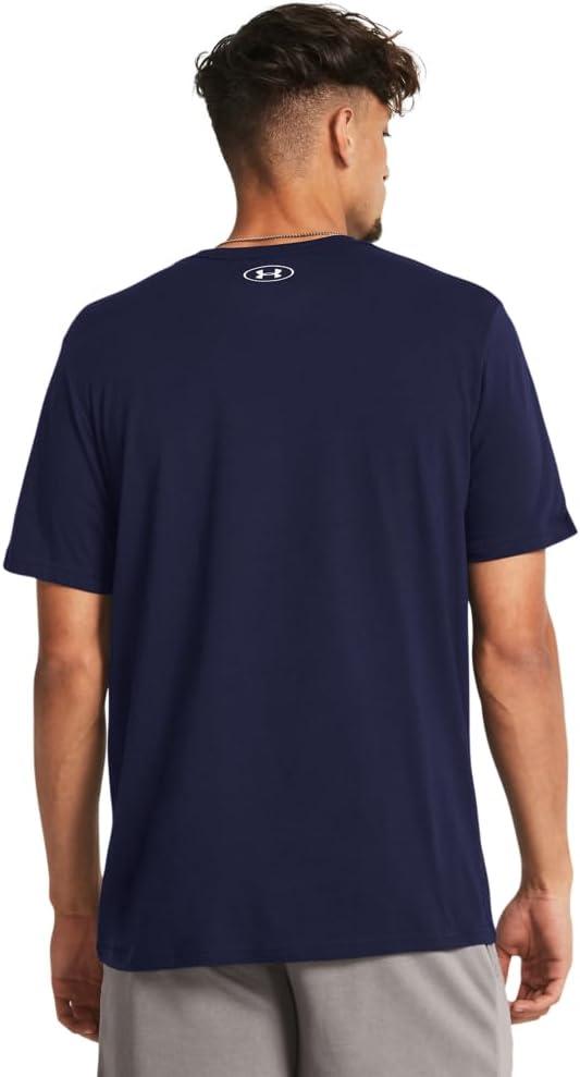 image:imageUnder Armour Mens Sportstyle Left Chest ShortSleeve TShirt410 Midnight Navy White