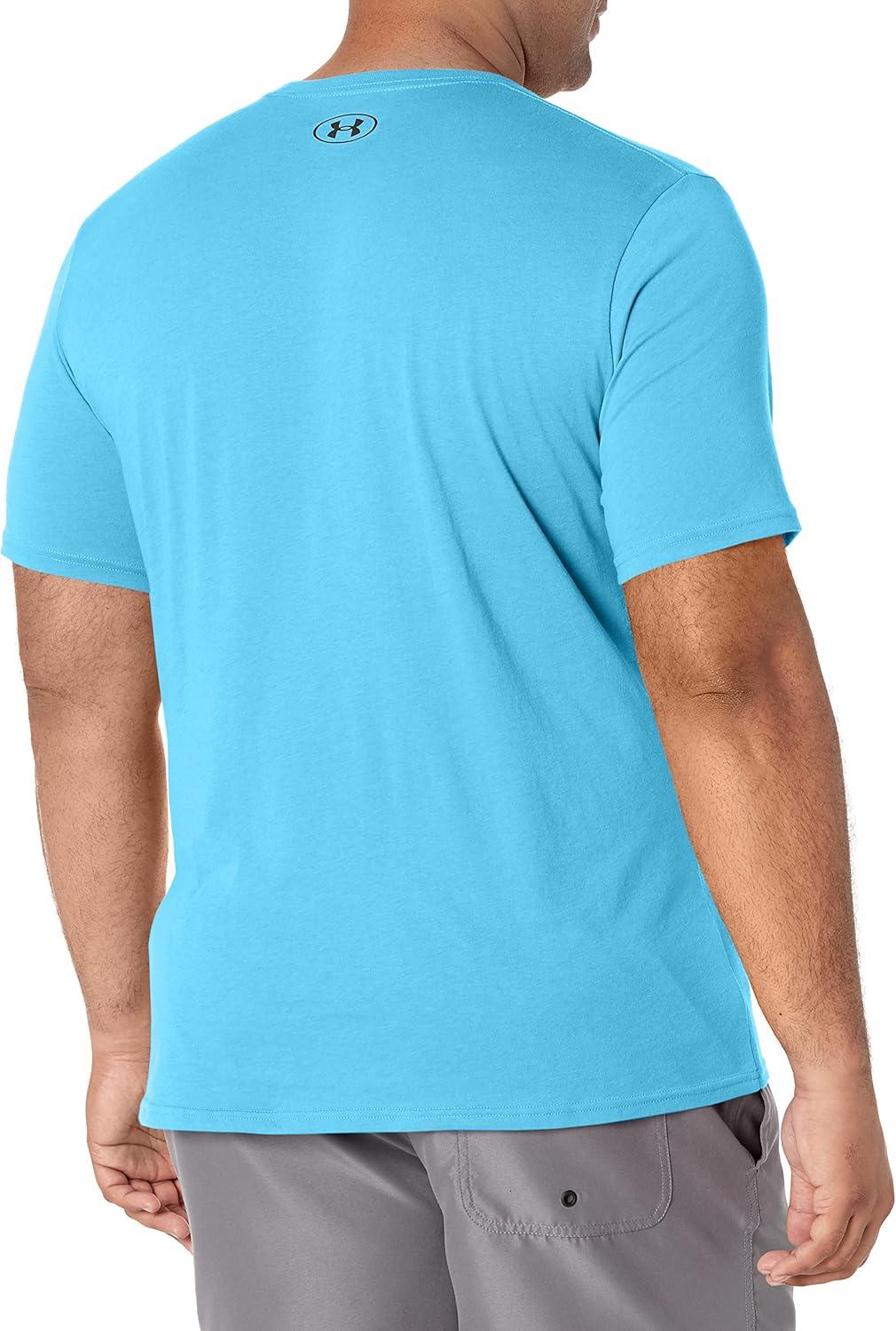 image:imageUnder Armour Mens Sportstyle Left Chest ShortSleeve TShirt431 Blue Topaz Black