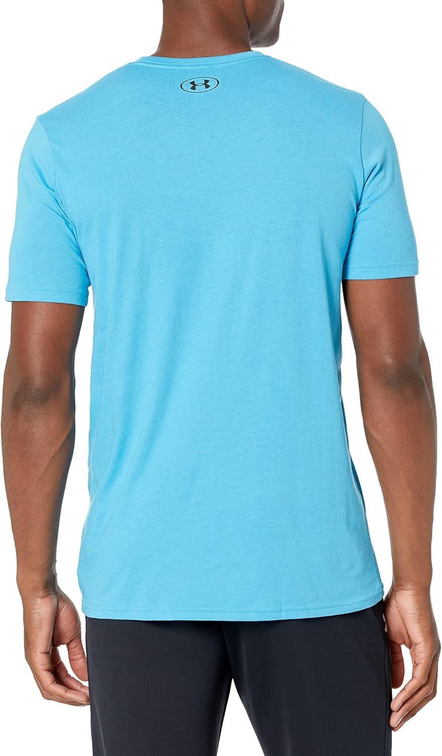 image:imageUnder Armour Mens Sportstyle Left Chest ShortSleeve TShirt431 Blue Topaz Black