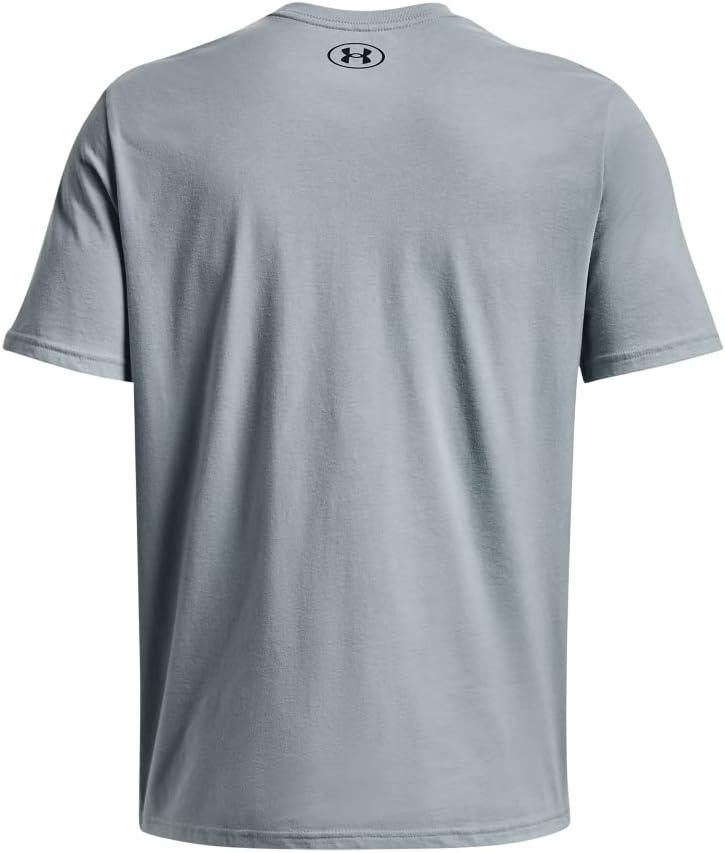 image:imageUnder Armour Mens Sportstyle Left Chest ShortSleeve TShirt465 Harbor Blue Black Black