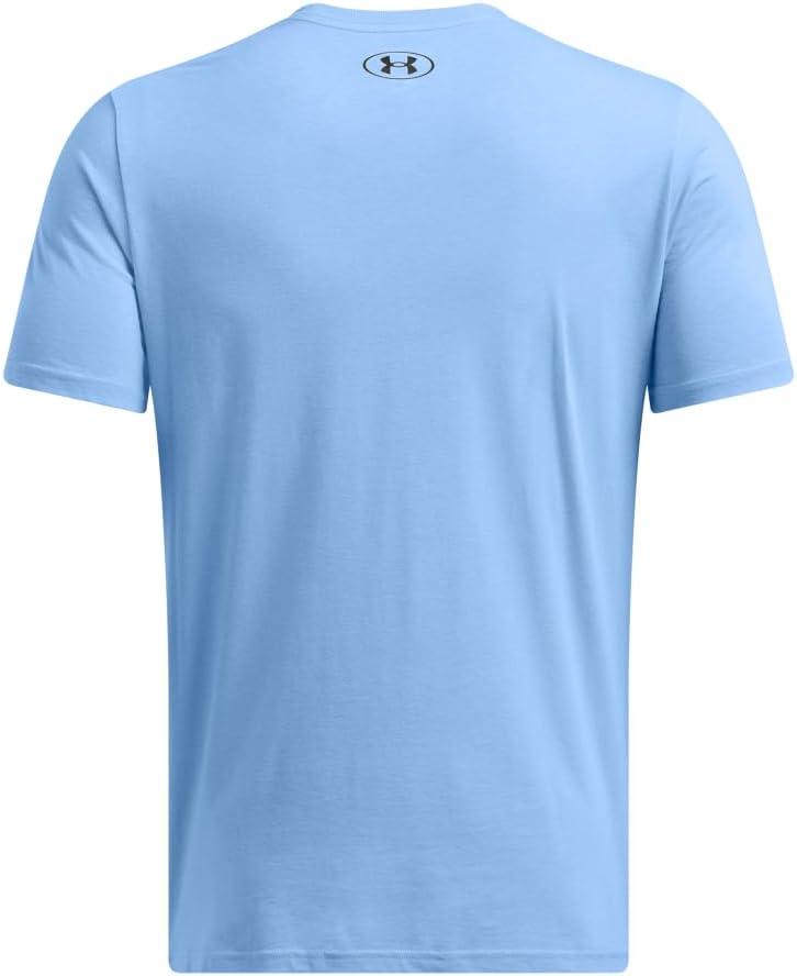 image:imageUnder Armour Mens Sportstyle Left Chest ShortSleeve TShirt469 Horizon Blue Black