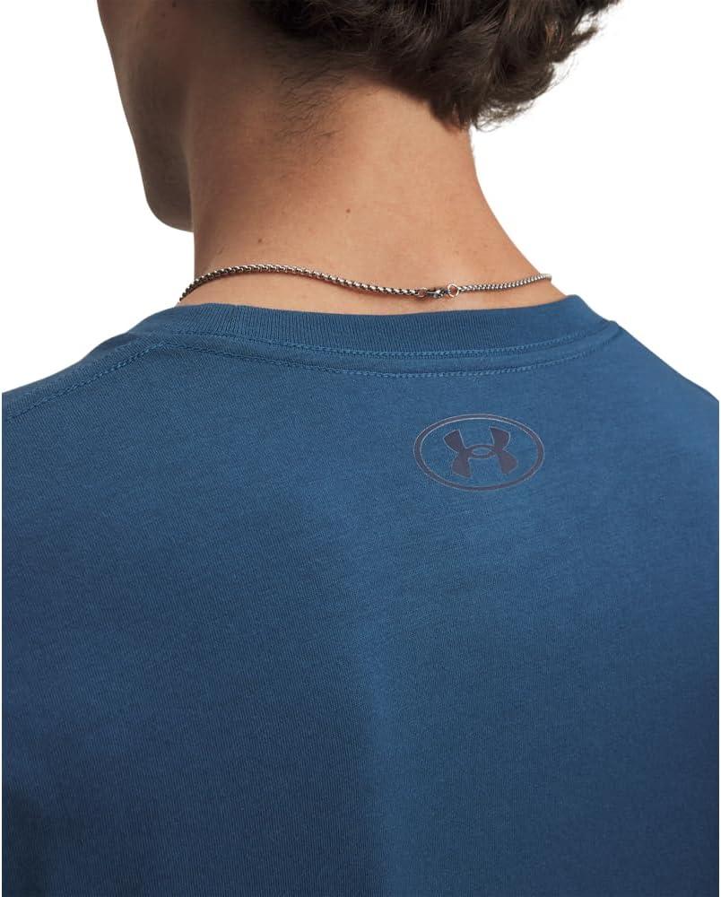 image:imageUnder Armour Mens Sportstyle Left Chest ShortSleeve TShirt499 Wham Blue Academy