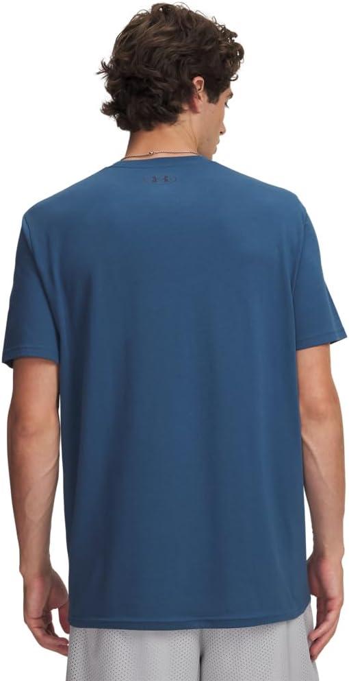 image:imageUnder Armour Mens Sportstyle Left Chest ShortSleeve TShirt499 Wham Blue Academy