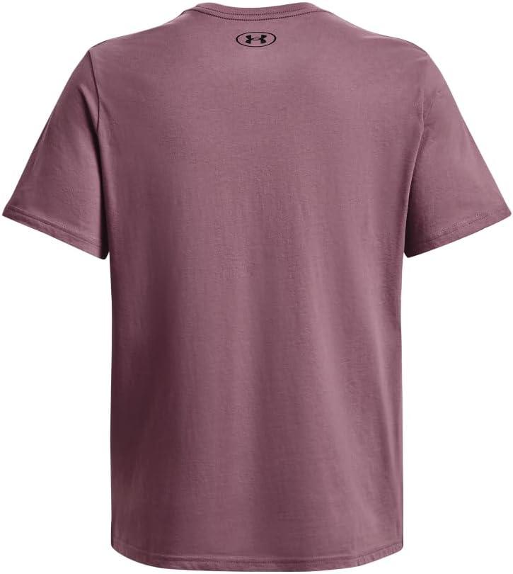 image:imageUnder Armour Mens Sportstyle Left Chest ShortSleeve TShirt500 Misty Purple Black