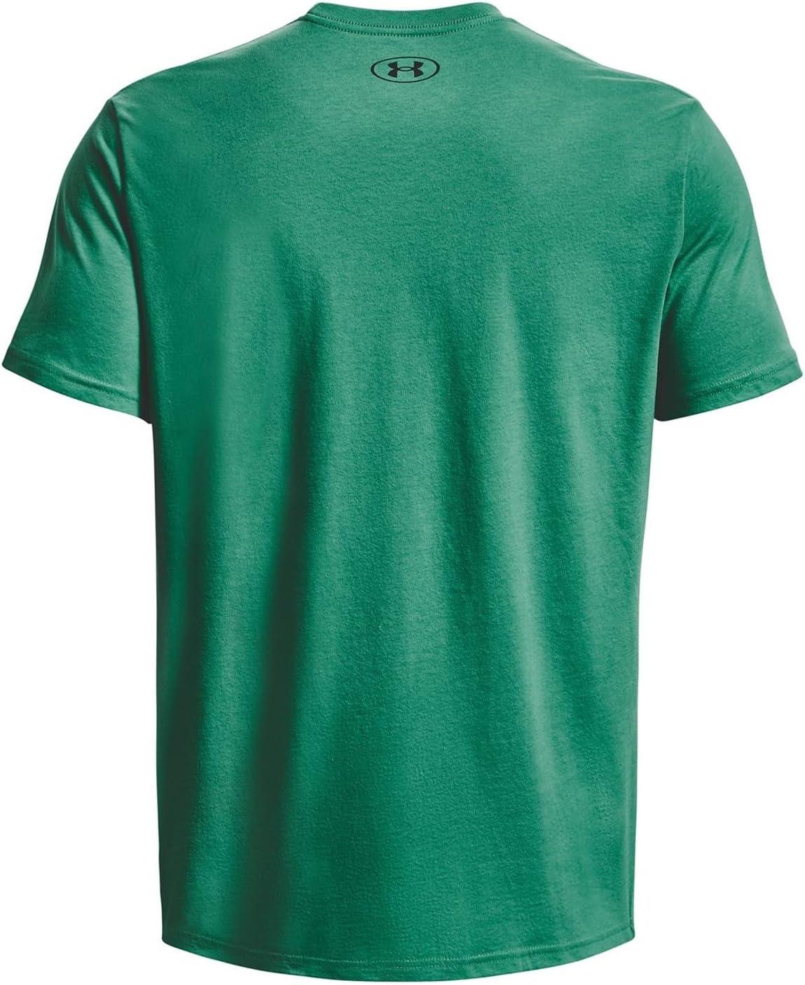 image:imageUnder Armour Mens Sportstyle Left Chest ShortSleeve TShirt509 Birdie Green Black Black