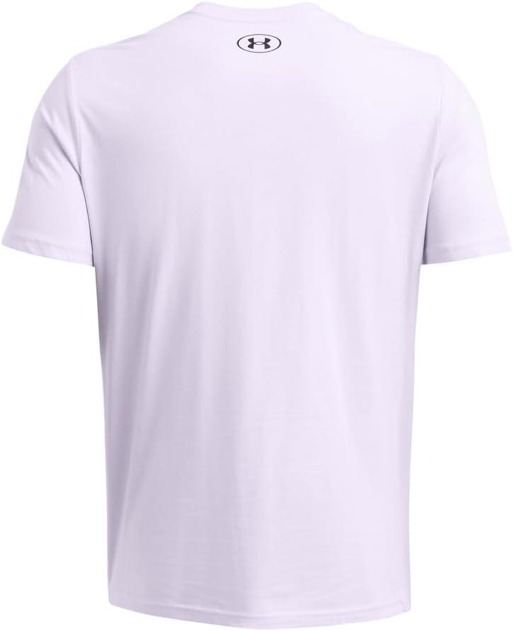 image:imageUnder Armour Mens Sportstyle Left Chest ShortSleeve TShirt535 Salt Purple Black