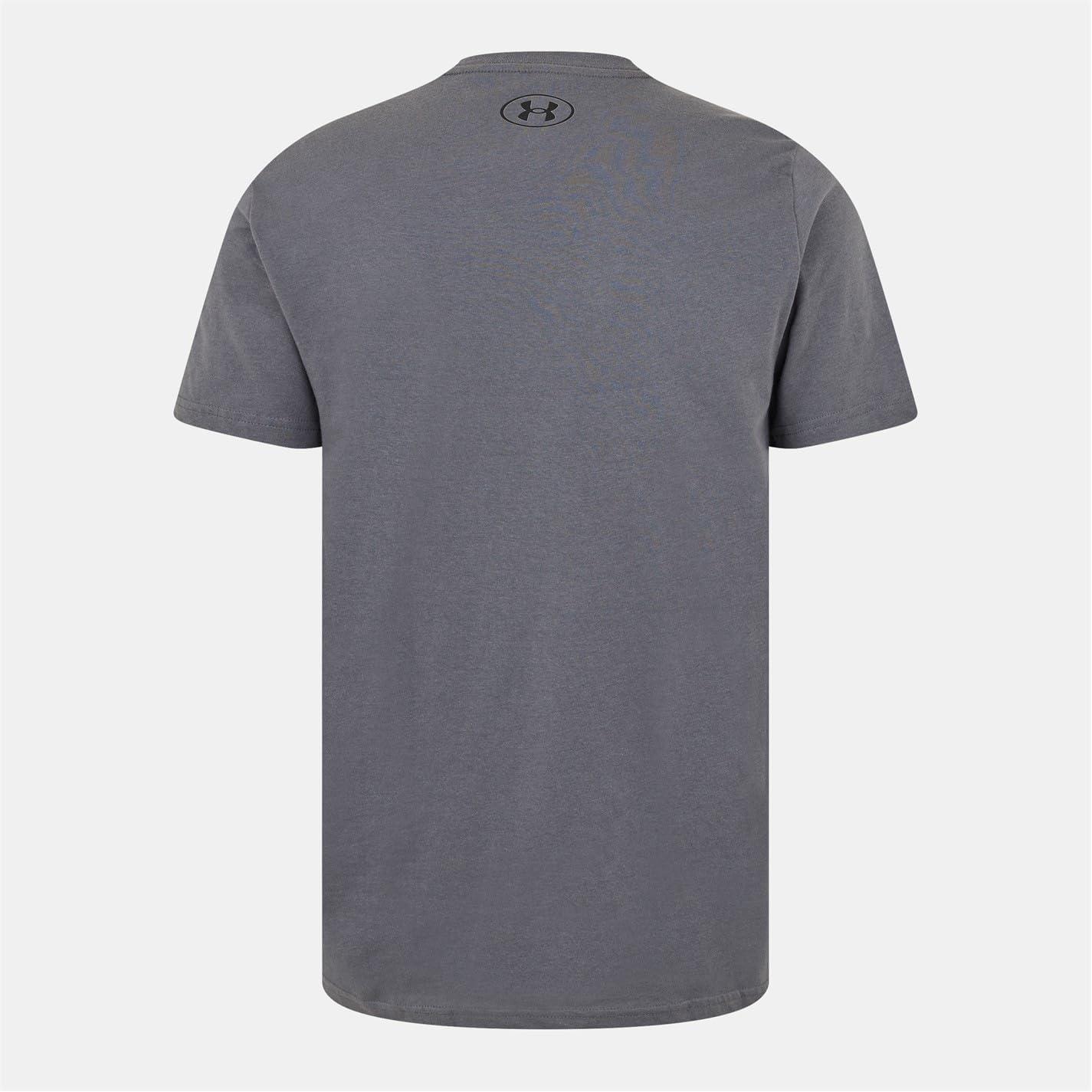 image:imageUnder Armour Mens Sportstyle Left Chest ShortSleeve TShirt538 Transparent Distant Gray