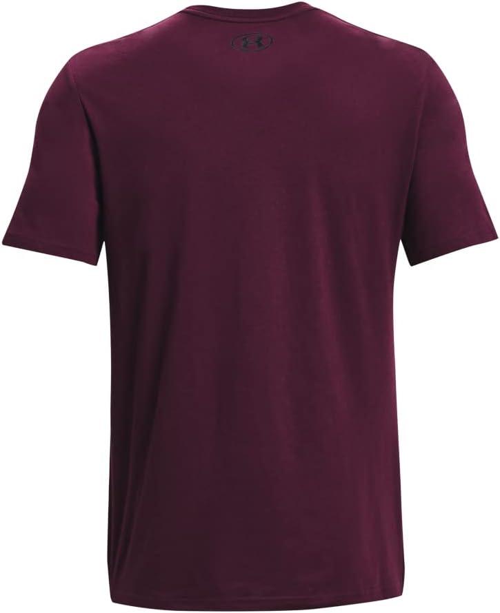 image:imageUnder Armour Mens Sportstyle Left Chest ShortSleeve TShirt572 Purple Stone Black Black