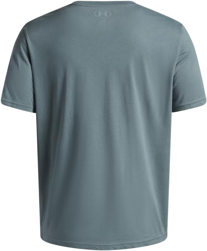 image:imageUnder Armour Mens Sportstyle Left Chest ShortSleeve TShirt587 Jasper Blue Serpentine
