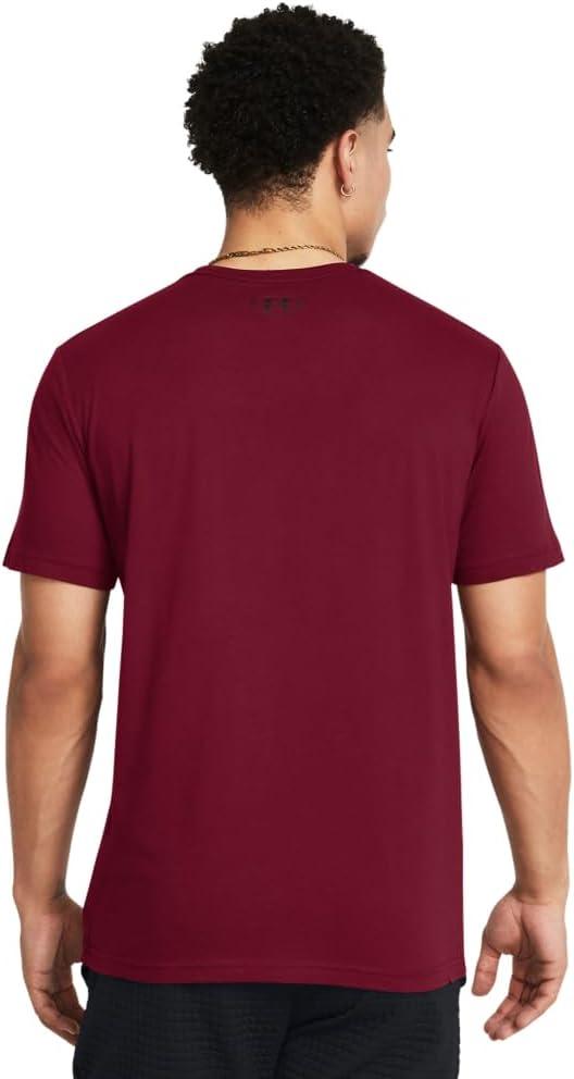 image:imageUnder Armour Mens Sportstyle Left Chest ShortSleeve TShirt625 Cardinal Black