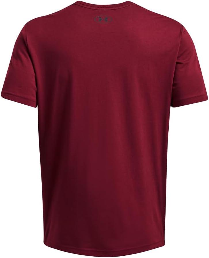 image:imageUnder Armour Mens Sportstyle Left Chest ShortSleeve TShirt625 Cardinal Black