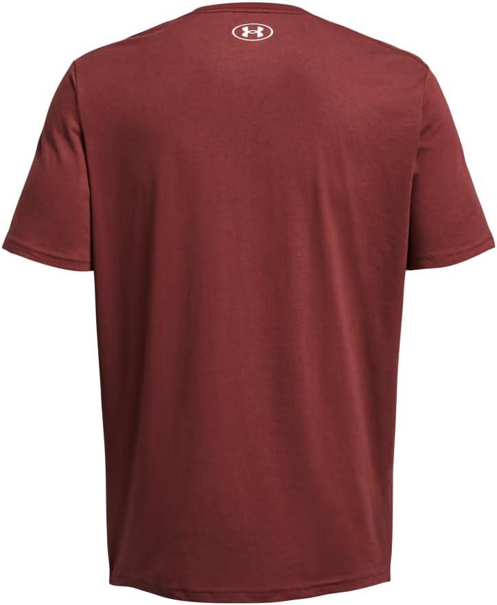 image:imageUnder Armour Mens Sportstyle Left Chest ShortSleeve TShirt689 Cinna Red White