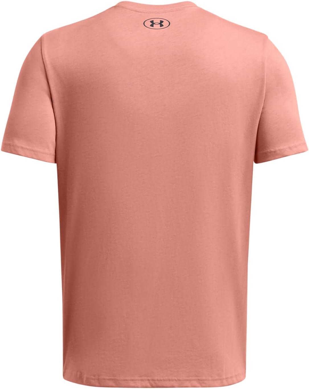 image:imageUnder Armour Mens Sportstyle Left Chest ShortSleeve TShirt696 Canyon Pink