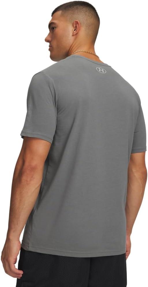 image:imageUnder Armour Mens Sportstyle Left Chest ShortSleeve TShirt709 Clay Green Titanium