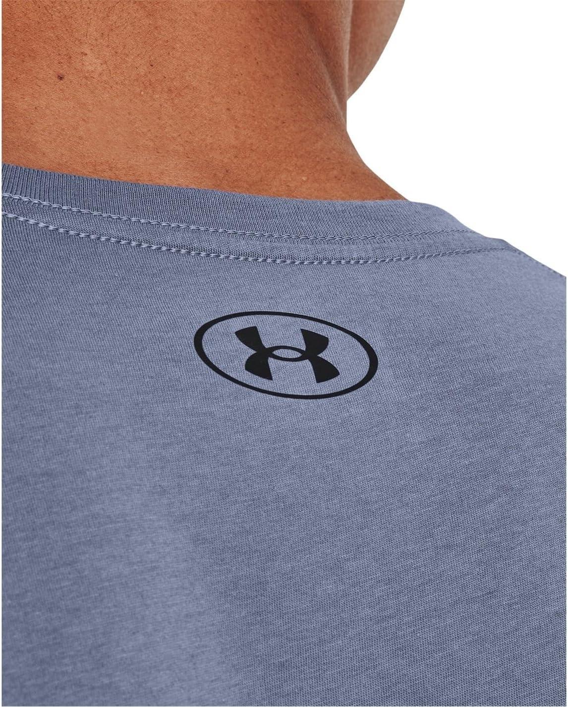 image:imageUnder Armour Mens Sportstyle Left Chest ShortSleeve TShirt767 Aurora Purple Black