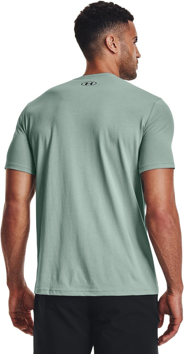 image:imageUnder Armour Mens Sportstyle Left Chest ShortSleeve TShirt781 Opal Green Black