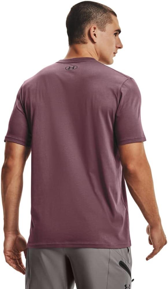 image:imageUnder Armour Mens Sportstyle Left Chest ShortSleeve TShirtAsh Plum 554Black