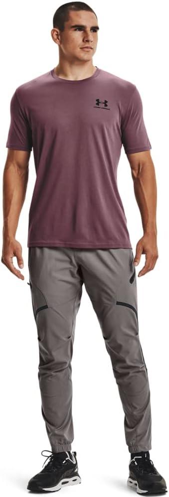 image:imageUnder Armour Mens Sportstyle Left Chest ShortSleeve TShirtAsh Plum 554Black